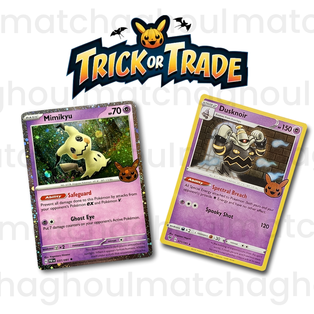 🤍 Trick or Trade BOOster Card Pair
